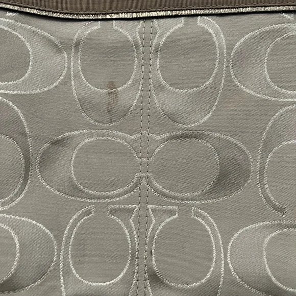 Coach Tan Signature Tote Bag - Picture 3 of 10